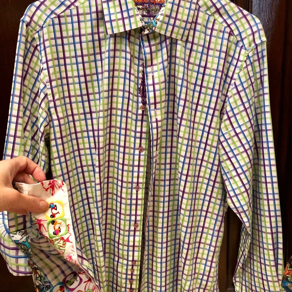Robert Graham print shirt. Large. New w/out  tags